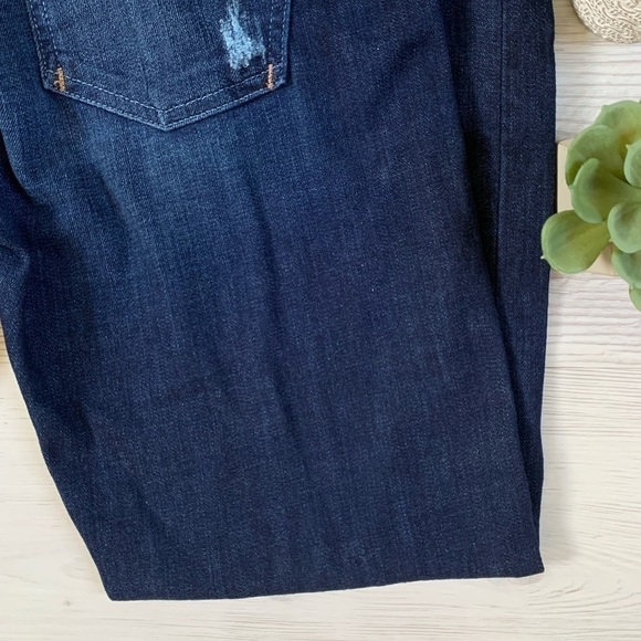 ANTHROPOLOGIE lightly distressed straight leg jeans size 27 - Picture 13 of 16